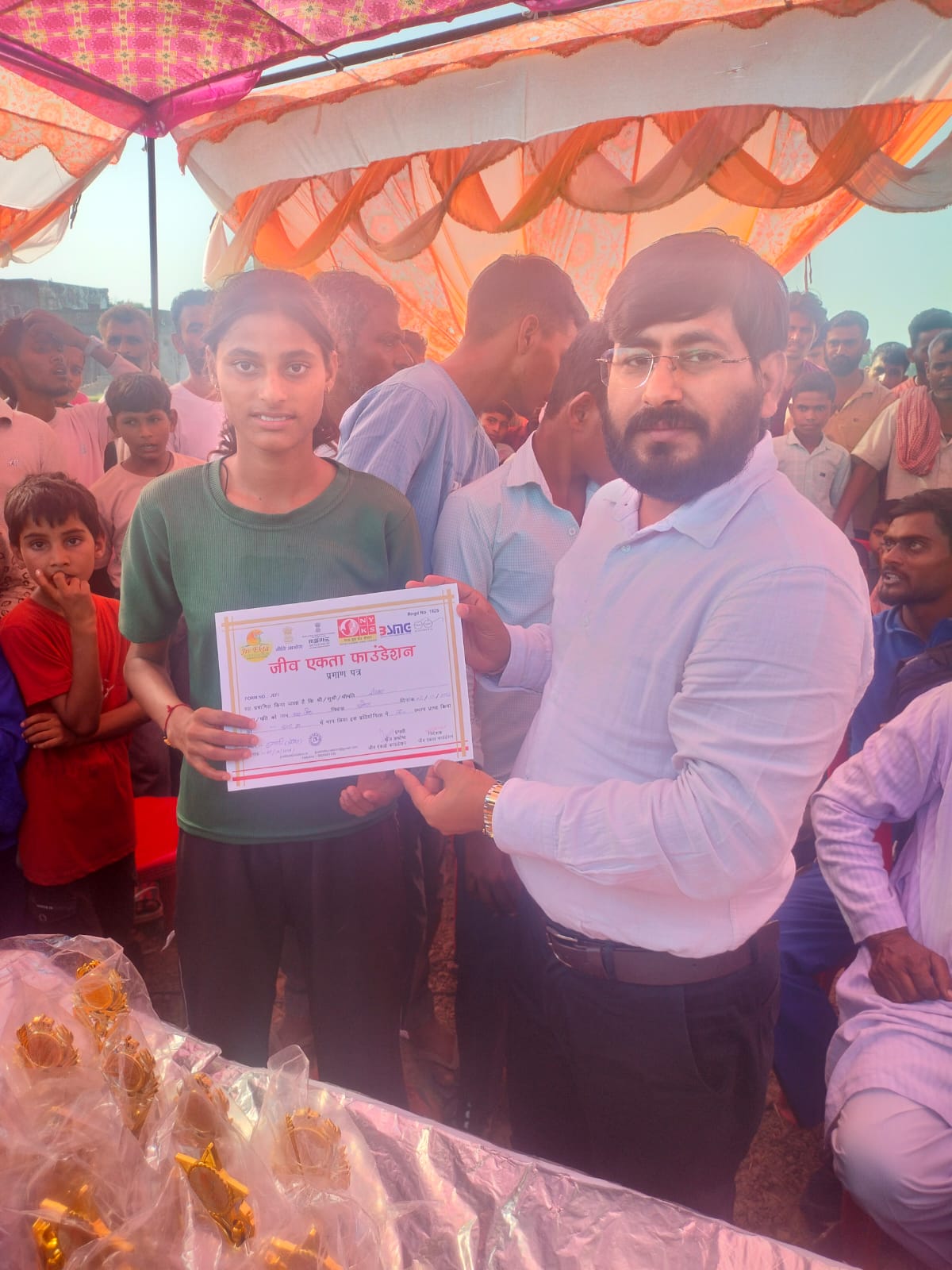 Jiv Ekta Foundation एवं Gramodaya Seva Ashram के सहयोग से तुलागढ़ी में दो दिवसीय विशाल खेलकूद समारोह संपन्न