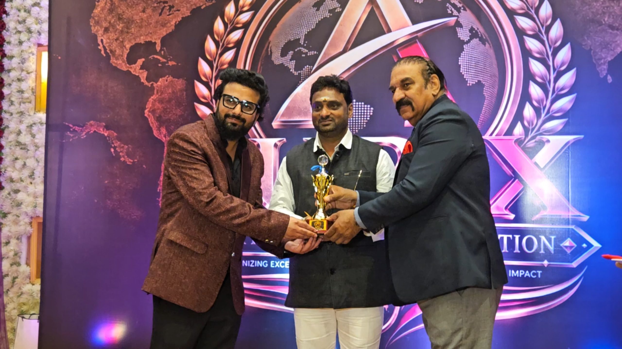 Renowned Tennis Coach and Sports Administrator N.S.V.S. Prasad Honoured at the AURIX Awards Show 2026 